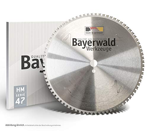 Bayerwald - HM Kreissägeblatt - 305 x 2.2/1.8 x 25.4 | Zahnform: WWF (80 Zähne) | Zum Trennen von Profilmaterialien aus Stahl, ohne Kühlung von Bayerwald Werkzeuge