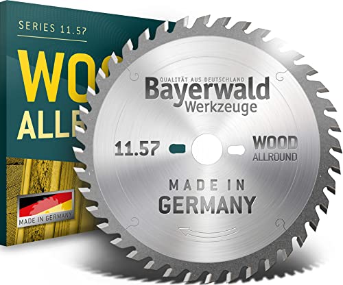 Bayerwald - HM Kreissägeblatt - Ø 160 mm x 2,2 mm x 20 mm | Wechselzahn (48 Zähne) | Nebenlöcher: TS 55 + TSC 55 + ATF 55 + AP 56 | geringe Schnittbreite, ideal für Akku-Kreissägen von Bayerwald Werkzeuge