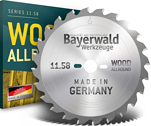 Bayerwald - HM Kreissägeblatt für Holz - Ø 250 mm x 3.2 mm x 30 mm | WZ negativ (24 Zähne) | für Kapp- & Gehrungssägen von QUALITÄT AUS DEUTSCHLAND Bayerwald Werkzeuge