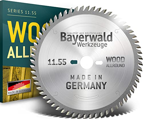 Bayerwald - HM Kreissägeblatt - Ø 300 x 3.2 x 30 | Z=60 GW | Serie 11.55 - Wechselzahn für Längs- & Querschnitte in Holz/Holzwerkstoffen von QUALITÄT AUS DEUTSCHLAND Bayerwald Werkzeuge