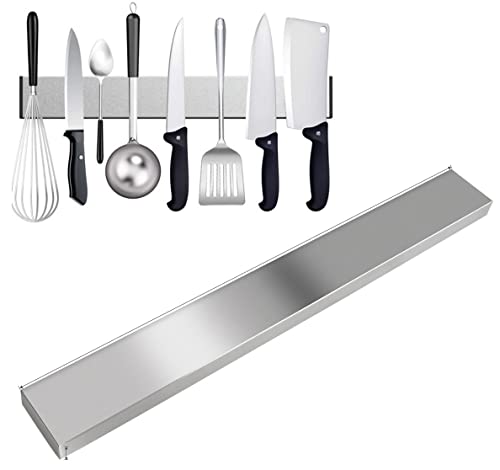 2er Set Magnetleiste selbstklebend 50cm - Messerleiste Edelstahl Ohne Bohren | Magnetschiene für Werkzeug & Küchenutensilien | Werkzeugleiste mit Klebeband | Messerhalter Wandhalter | Werkzeughalter 2er Set Magnetleiste selbstklebend 50cm - Messerleiste Edelstahl Ohne Bohren | Magnetschiene für Werkzeug & Küchenutensilien | Werkzeugleiste mit Klebeband | Messerhalter Wandhalter | Werkzeughalter von Bayli