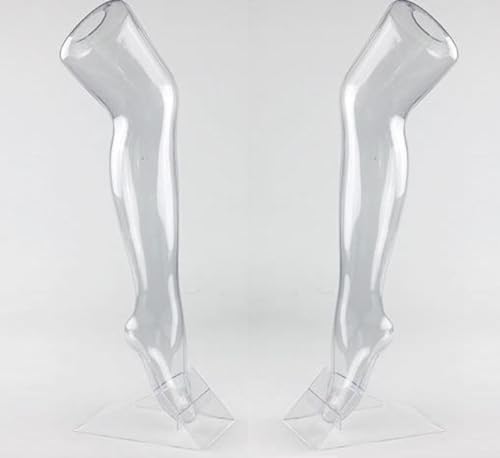 2er Set Strumpfbein für die Präsentation von Strümpfen und Socken, Dekobein - Weiblich, 56 cm Dekofuß mit Ständer, Schaufensterpuppe - weiblicher Bein in lebensechter Form, Sockenbein in Transparent 2er Set Strumpfbein für die Präsentation von Strümpfen und Socken, Dekobein - Weiblich, 56 cm Dekofuß mit Ständer, Schaufensterpuppe - weiblicher Bein in lebensechter Form, Sockenbein in Transparent von Bayli