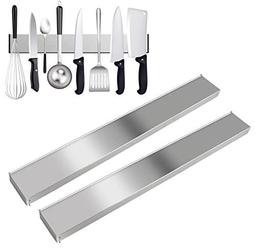 3er Set Magnetleiste selbstklebend 50cm - Messerleiste Edelstahl Ohne Bohren | Magnetschiene für Werkzeug & Küchenutensilien | Werkzeugleiste mit Klebeband | Messerhalter Wandhalter | Werkzeughalter 3er Set Magnetleiste selbstklebend 50cm - Messerleiste Edelstahl Ohne Bohren | Magnetschiene für Werkzeug & Küchenutensilien | Werkzeugleiste mit Klebeband | Messerhalter Wandhalter | Werkzeughalter von Bayli