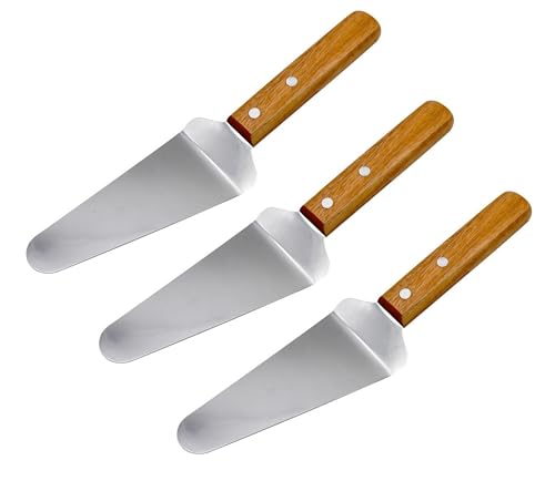 3er Set Pfannenwender aus Edelstahl | Fleischwender mit Holzgriff | Pizzaheber | Bratenheber - Pfannenschaufel| Bratenwender Grillwender | Grillspachtel | Küchenschaber | Burger Grillwender 3er Set Pfannenwender aus Edelstahl | Fleischwender mit Holzgriff | Pizzaheber | Bratenheber - Pfannenschaufel| Bratenwender Grillwender | Grillspachtel | Küchenschaber | Burger Grillwender von Bayli