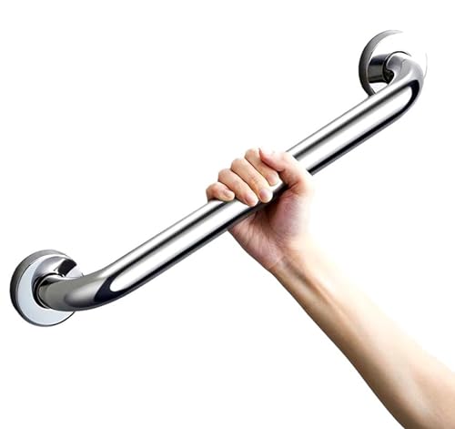 60 cm Badezimmer Haltegriff Edelstahl - Sicherheitsgriffe für Senioren - Stützgriff für den Wannenausstieg - Wandhaltegriff für die Duschkabine oder Treppenstufen - robuster Badewannengriff von Bayli