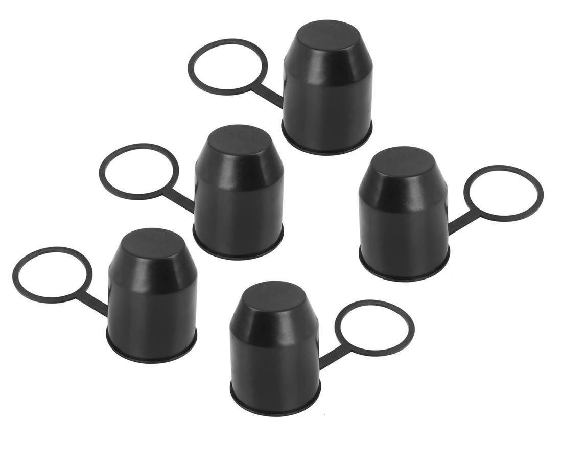 BAYLI Abdeckkappe 5er Set Anhängerkupplung Schutzkappe mit Sicherungsring, AHK Kappe BAYLI Abdeckkappe 5er Set Anhängerkupplung Schutzkappe mit Sicherungsring, AHK Kappe von Bayli