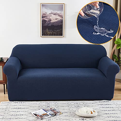 Baymate Sofabezug Couch Bezug Rutschfest Schonbezug Sofa für Wohnzimmer Stretch-Bezüge Couchbezug Elastische Jacquard Sofahusse mit Armlehnen von Baymate