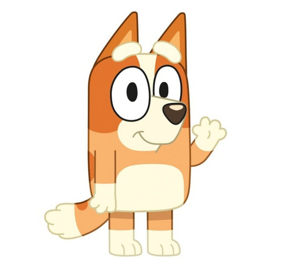 Baymax Dekokissen Bluey Volltreffer Formkissen, Dekokissen 21x31 cm von Baymax