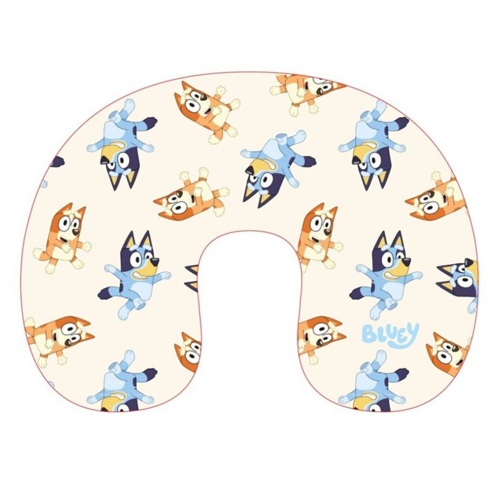 Baymax Dekokissen Bluey Volltreffer Reisekissen, Nackenkissen von Baymax