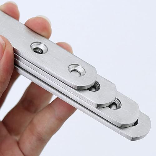 10x Edelstahl I-Verbinder Flachverbinder Winkel Beschlag Möbelbefestigung 195x20x2 mm 10x Edelstahl I-Verbinder Flachverbinder Winkel Beschlag Möbelbefestigung 195x20x2 mm von Bayram