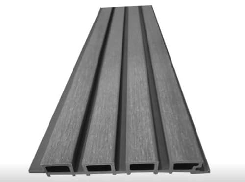 1x 2 m Modernes Design für Außenverkleidungen aus WPC-Coextrusion mit geriffelter Nut- und Federverkleidung, Wandverklei 219x26 dung von Bayram