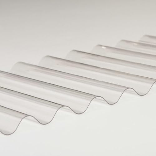 1x Lichtplatte Lichtplatten Wellplatte 110x50 cm Dicke 2 mm PVC Welle 177/51 5 Wellen klar als Reparatur Ersatz 50 cm lang 1x Lichtplatte Lichtplatten Wellplatte 110x50 cm Dicke 2 mm PVC Welle 177/51 5 Wellen klar als Reparatur Ersatz 50 cm lang von Bayram