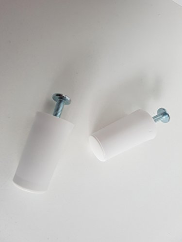 Anschlagstopper, Rollladen-Stopper, Rollo, weiß 40 mm mit Wespenschutz, 2 Stück von Bayram