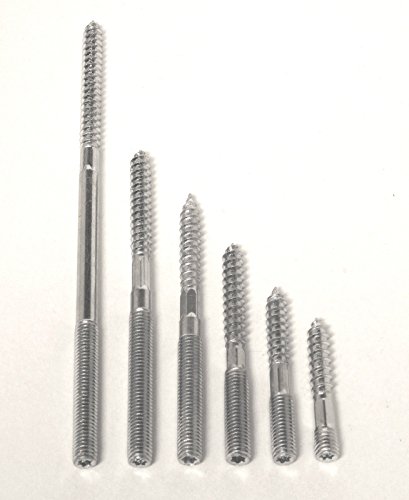 Bayram® 10 Stck Stockschrauben Stahl verzinkt mit Torx nach Auswahl (M10x80) von Bayram