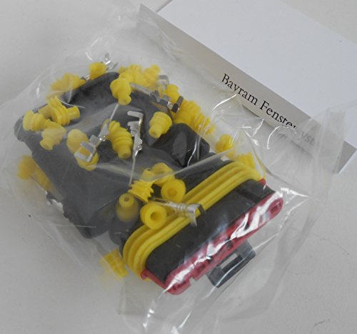 Bayram® AMP Superseal Stecker Set 6-polig Steckverbindung wasserdicht Auto KFZ LKW Boot von Bayram