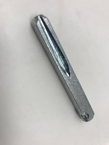 Bayram Ersatz-Vierkantstift Klinkenstift für Türgriff - 7x7x65 mm mit Kerbe Fenster Griff Stift von Bayram
