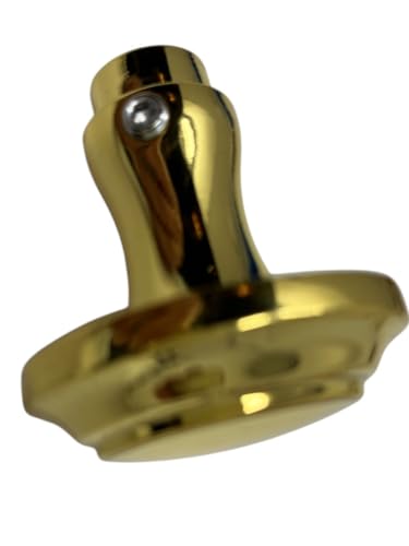 Bayram Türknopf Haustür Knauf massiv Messing - Türknopf Vierkant 8x8mm von Bayram