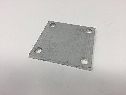 Bodenplatte Befestigungsplatte aus Alu (80x80x6) von Bayram