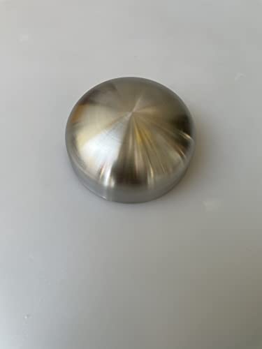 Edelstahl Halbkugel-Kappe Zum Anschweißen Am Rohr VA geschliffen 63 mm V2A oval von Bayram