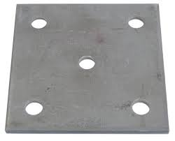 Eisenplatte Stahlplatte Eisen Stahl Platte Ankerplatte 100x100 x5mm von Bayram
