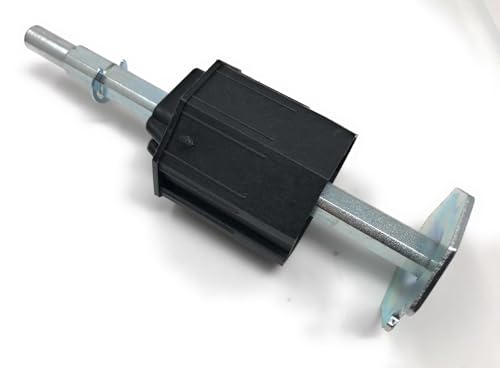 Getriebeanschluss SW 60 | Wellenbolzen Ø 60 mm | Länge 200 mm | für Achtkant Stahlwelle | mit verzinktem 13mm 4-Kant Bolzen für eine Getriebegurtscheibe von Bayram
