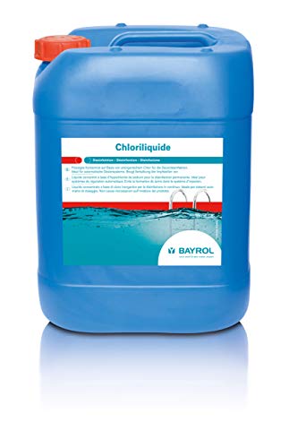 BAYROL Chloriliquide 20 L Flüssigchlor - Anorganisches Chlor flüssig für Pool - Ideal für Pool Dosieranlage - ohne Cyanursäure - Chlorbleichlauge - Chlor Pool von Bayrol