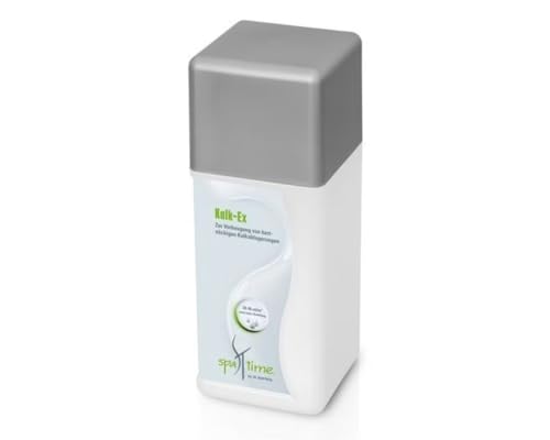 Bayrol SpaTime 2218200 by BAYROL - Kalk-Ex 1,0 L - flüssiger Härtestabilisator für,Whirlpools - verhindert verhindert die Bildung von Kalkablagerungen, Wassertrübungen und Wasserverfärbungen durch Metalle, Grau von Bayrol
