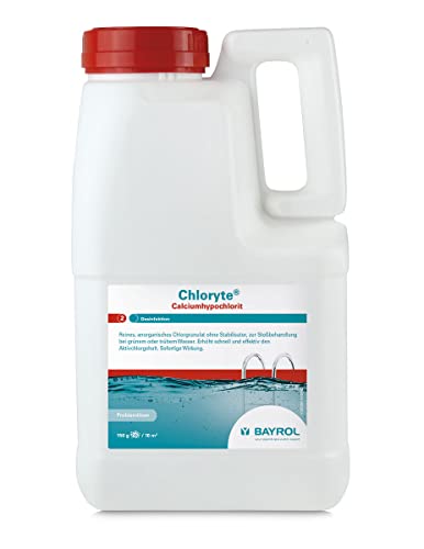 BAYROL Chloryte 3,3 kg | Anorganisches Chlorgranulat ohne Cyanursäure, zur Stoßbehandlung bei Wasserproblemen. Calciumhypochlorit, hochkonzentriert - sofortige Wirkung Weiß von Bayrol