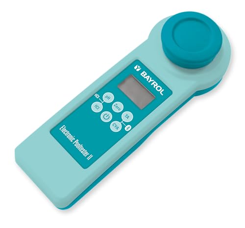 BAYROL Elektronischer Pooltester – Digitaler Wassertester für Pool & Whirlpool – Misst 7 Wasserparameter – Exklusive Bluetooth-Verbindung zur BAYROL My Pool Expert App von Bayrol