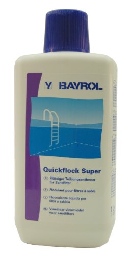 BAYROL Quickflock Super - Flüssiges Flockmittel speziell für Sandfilter mit sehr schnellem Klarmach-Effekt für besonders trübes Wasser BAYROL Quickflock Super - Flüssiges Flockmittel speziell für Sandfilter mit sehr schnellem Klarmach-Effekt für besonders trübes Wasser von Bayrol