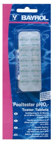 Bayrol 287132 Tabletten Nachfüllpackung pH/Sauerstoff für Pooltester Bayrol 287132 Tabletten Nachfüllpackung pH/Sauerstoff für Pooltester von Bayrol
