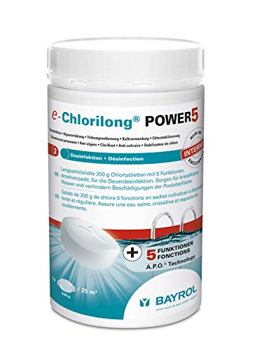 Bayrol Chlorilong Power 5 Multifunktions-Chlor-Tablette, 1,25 kg von Bayrol