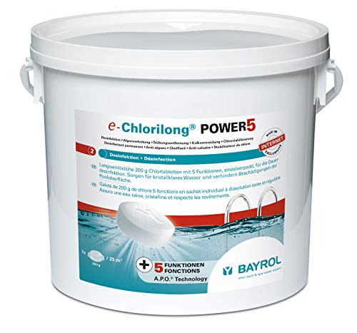 Bayrol Chlorilong Power 5 Multifunktionstablette à 250 g Chlordesinfektion 5 kg von Bayrol