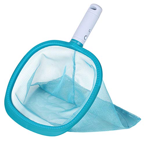 BAYROL Mini Pool&Spa Laubkescher - 25 cm Kescher zum Aufsammeln von Laub & Schmutz auf der Wasseroberfläche & dem Beckenboden - mit allen handelsüblichen Teleskopstangen kompatibel von Bayrol