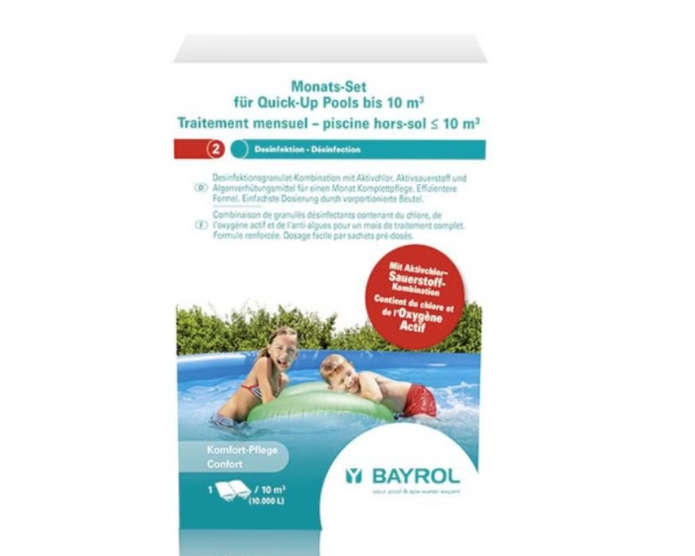 Bayrol Poolpflege BAYROL Monats-Set Quick-Up Pool bis 10 m³ Desinfektionsgranulat-Kombi Bayrol Poolpflege BAYROL Monats-Set Quick-Up Pool bis 10 m³ Desinfektionsgranulat-Kombi von Bayrol
