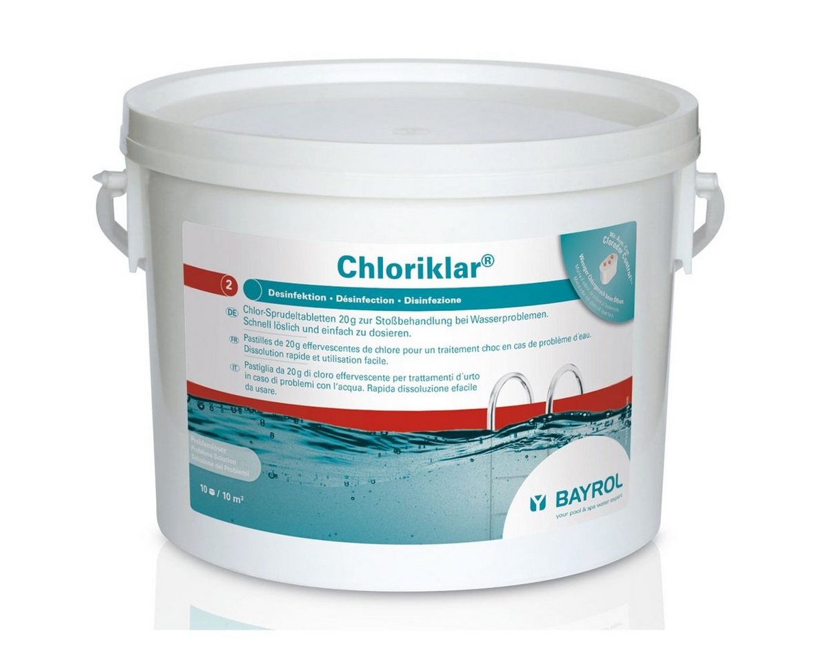 Bayrol Poolpflege Bayrol Chloriklar 3kg 20g-Tabletten schnelllöslich Desinfektion Schwim von Bayrol