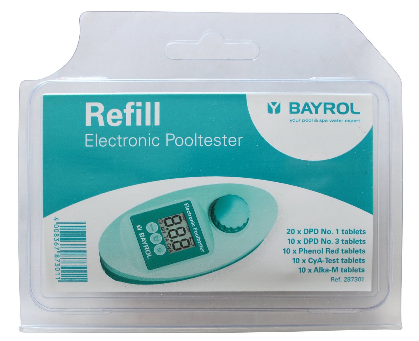 Bayrol Poolpflege Bayrol Nachfüllpack für elektronischen Pooltester 60 Tabletten Bayrol Poolpflege Bayrol Nachfüllpack für elektronischen Pooltester 60 Tabletten von Bayrol