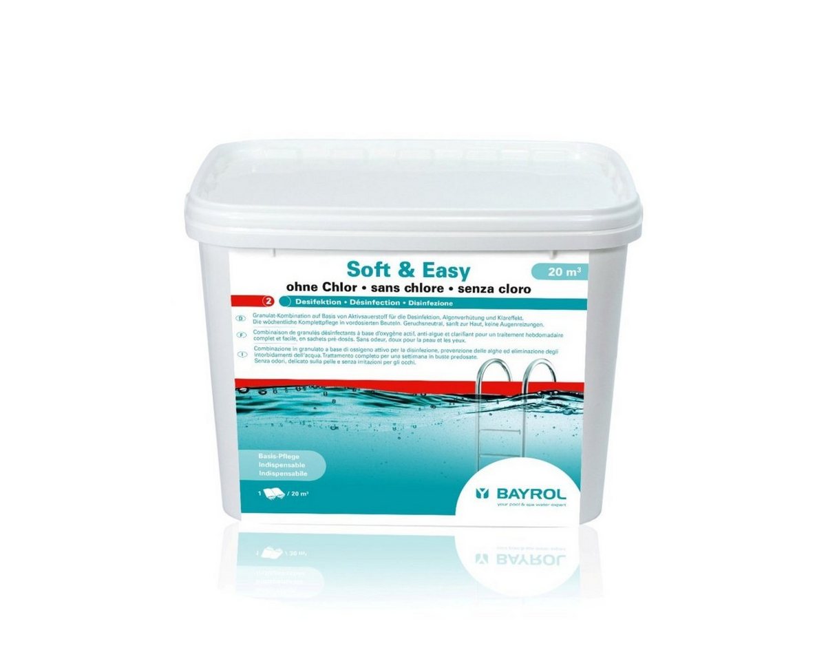 Bayrol Poolpflege Bayrol Soft & Easy 20m³ 16 Beutel 4,48kg Aktivsauerstoff Desinfektion von Bayrol