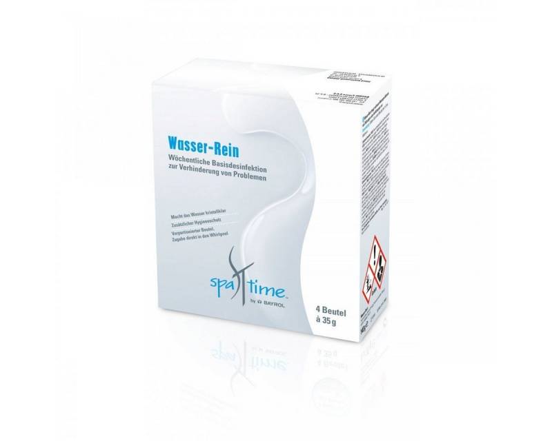 Bayrol Poolpflege Bayrol SpaTime Wasser Rein 4 Beutel à 35 g Hygiene Klarheit für Whirlp von Bayrol