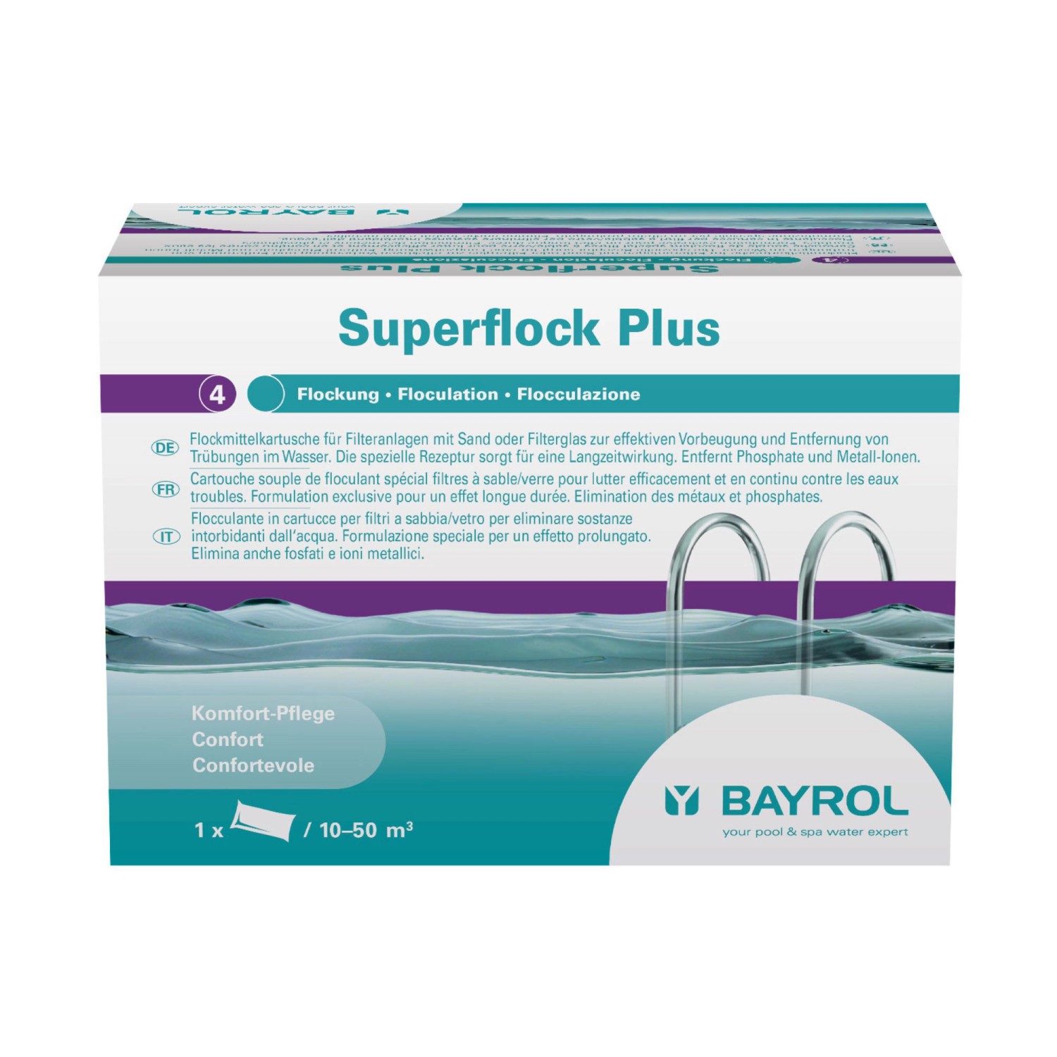 Bayrol Poolpflege Superflock Plus 1 kg von Bayrol