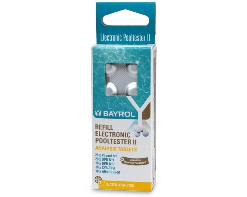 Bayrol Pooltester BAYROL Nachfüllpack (70 Tabletten) für Elektronischer Pooltester II von Bayrol