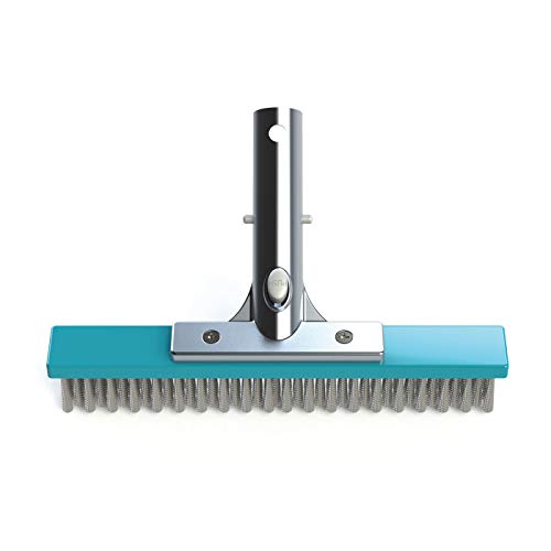 Bayrol Reinigungsbürste 25 cm mit Edelstahl-Borsten für die Poolreinigung - Verbindungsstück aus Aluminium - für Fliesen- und Mosaikbecken - kompatibel mit Allen Standart-Teleskopstangen Bayrol Reinigungsbürste 25 cm mit Edelstahl-Borsten für die Poolreinigung - Verbindungsstück aus Aluminium - für Fliesen- und Mosaikbecken - kompatibel mit Allen Standart-Teleskopstangen von Bayrol