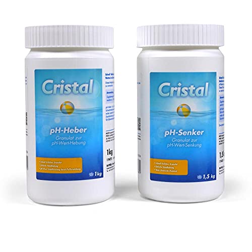 Cristal pH - Körnig Spar Set - Cristal PH-Heber 1 kg + pH-Senker 1,5 kg von Bayrol