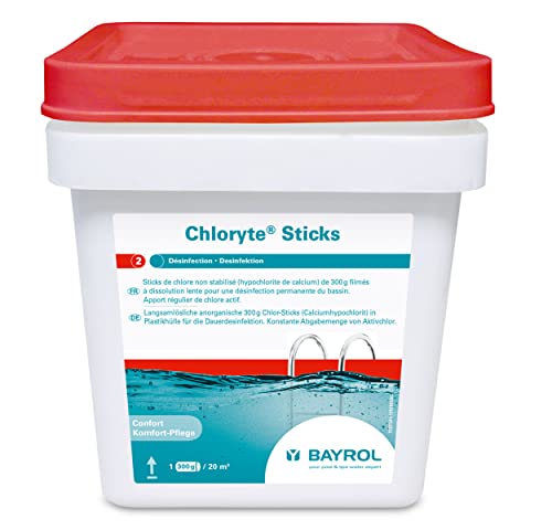 Bayrol langsamer chlorstift 300 g 4,5 kg chloryte sticks von Bayrol