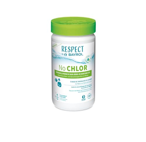 Respect by BAYROL No CHLOR 1kg - Neutralisiert Chlor oder Brom - Chlorneutralisator - Senkt Chlorgehalt im Pool von Bayrol