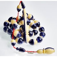 Tesbih Eski Alman Sıkma Kehribar Barış Bülbül Rosary Old German Bakelite Amber Faturan von Baytotal
