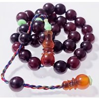 Tesbih Osmanli Sıkma 48Gr Adnan Mirzaoğlu/M. Çamurdaş /Old Faturan Cherry Amber Rosary von Baytotal