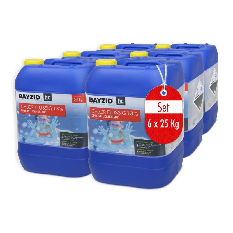 Bayzid Chlor 13% Flüssig 6 x 25kg von Bayzid