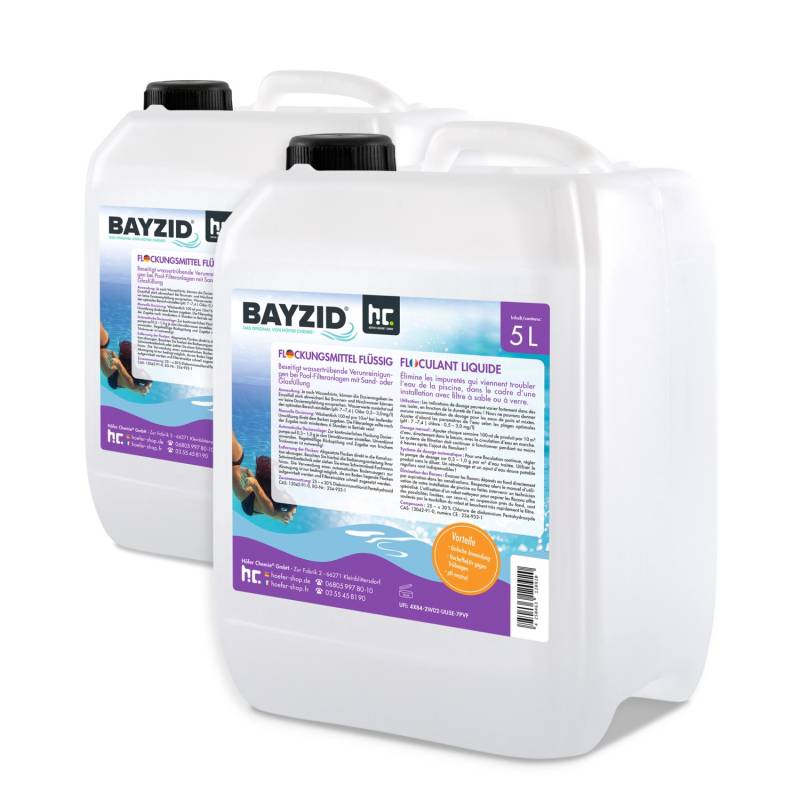 Bayzid Flockungsmittel Flüssig für Pools 2 x 5l Bayzid Flockungsmittel Flüssig für Pools 2 x 5l von Bayzid