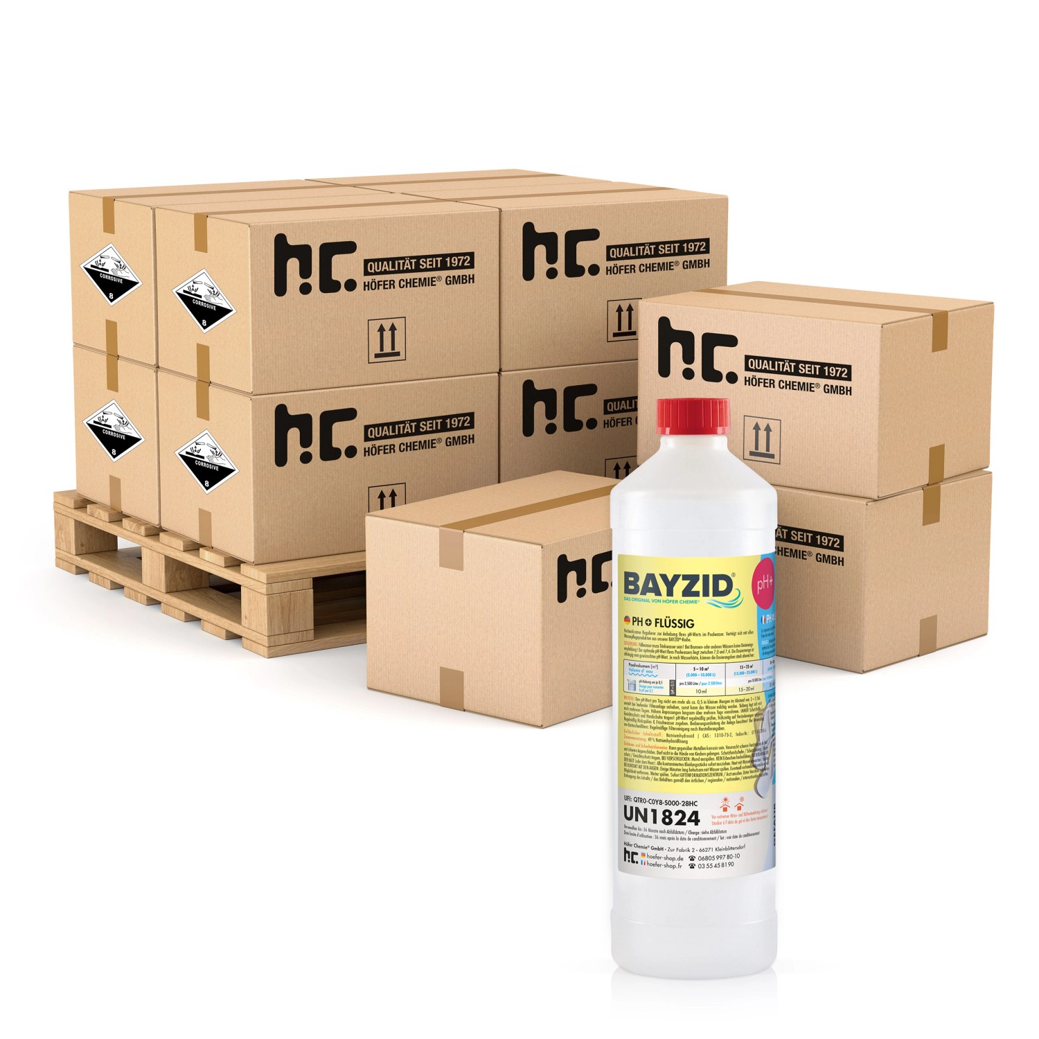 Bayzid pH Plus Flüssig 540 x 1kg Bayzid pH Plus Flüssig 540 x 1kg von Bayzid